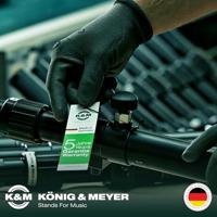 K&M 17581 E-guitar standaard Heli-2 zwart - thumbnail