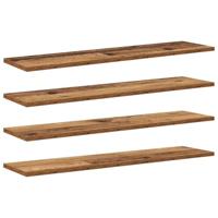 Boekenplank Bord 4 pcs Bruin 100 x 40 x 1.5cm Spaanplaat - thumbnail