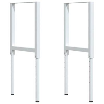 Werkbank 100x60x(71,5-98) cm massief eikenhout