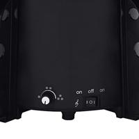 Kerstboom sneeuwend met paraplubasis 170 cm PVC blauw - thumbnail