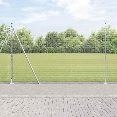 VidaXL Afrasteringspaal zilver 10 x 1,6 m (16 x 16 mm gaas) staal VidaXL Afrasteringspaal zilver 10 x 1,6 m (16 x 16 mm gaas) staal