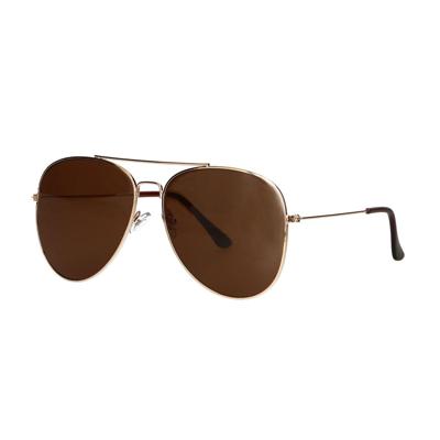 Spectrum Zonnebril piloot goud bruin glas Spectrum Zonnebril piloot goud bruin glas