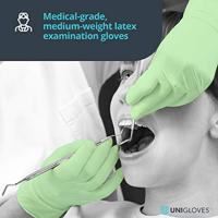 Showa nitrile wegwerphandschoenen (100x) - 7500PF - BLUE - maat M - thumbnail