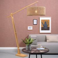 GOOD&MOJO Vloerlamp 'Iguazu' Jute, 207cm, kleur Naturel - thumbnail