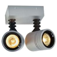 SLV MYRA 233094 LED-buitenlamp (wand) GU10 50 W Grijs - thumbnail