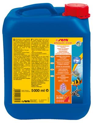 Sera phosvec·clear 5L - Waterklaring & Algenpreventie voor Helder Aquariumwater