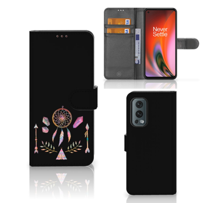 OnePlus Nord 2 5G Leuk Hoesje Boho Dreamcatcher OnePlus Nord 2 5G Leuk Hoesje Boho Dreamcatcher