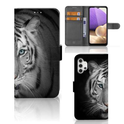 Samsung Galaxy A32 4G | Telefoonhoesje | Met pasjeshouder | Tijger