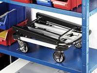 MEISTER aluminium vouwplatformwagen 150kg - thumbnail