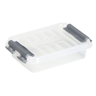 Sunware Q-Line Opbergbox 0.2L Tranparant/Zilver Sunware Q-Line Opbergbox 0.2L Tranparant/Zilver