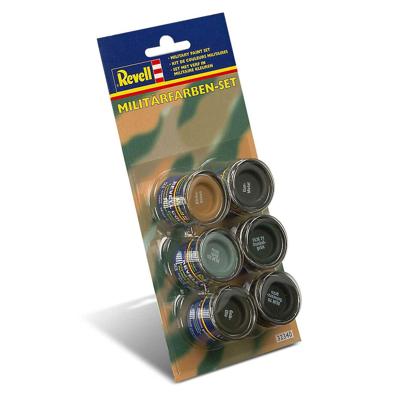 Revell set met verf in militaire kleuren