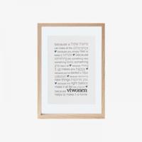 vt wonen houten A4-formaat fotolijst (Kleur lijst: naturel) - thumbnail