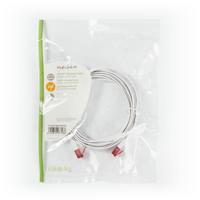 CAT6 UTP Platte Netwerkkabel | RJ45 Male - RJ45 Male | 3,0 m | Wit - thumbnail
