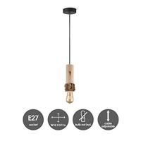 Besselink licht F571012-01 plafondverlichting Bruin LED A - thumbnail