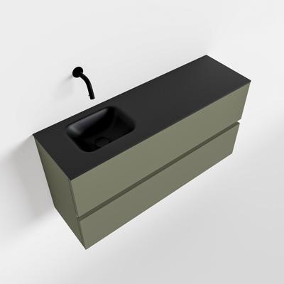 MONDIAZ ADA 100cm toiletmeubel army. LEX wastafel urban links zonder kraangat MONDIAZ ADA 100cm toiletmeubel army. LEX wastafel urban links zonder kraangat