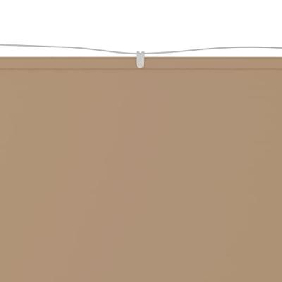 VidaXL Luifel verticaal 60x1000 cm oxford stof taupe