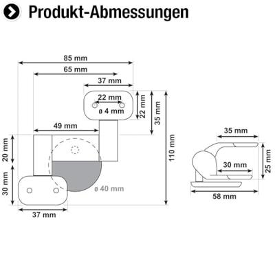 Cornat wc-bril bevestigingset universal - tec365080