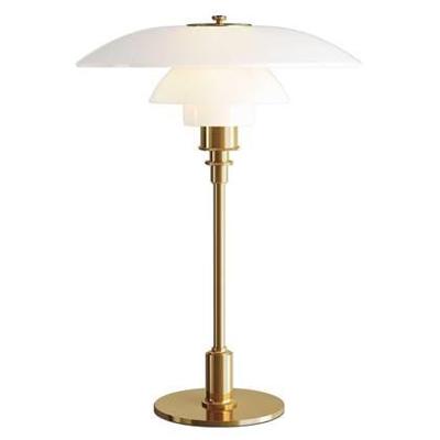 Louis Poulsen PH 3Â½-2Â½ Glass Tafellamp - Messing