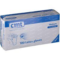 Cmt Handschoenen Latex Wit Pf M 100 - thumbnail