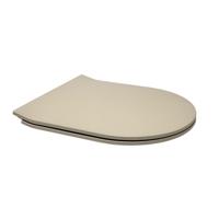 Toiletzitting BWS Calitri Softclose ClipOff Slim Mat Taupe - thumbnail