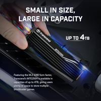 Transcend ts2tmte250h mte250h ssd, 2tb, m.2 2280,pcie gen4x4,nvme, 3d tlc, dram, metal heatsink - thumbnail