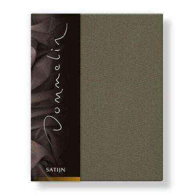 Dommelin Dommelin Hoeslaken Uni Satijn 300TC 589 Olijf 120x200/30