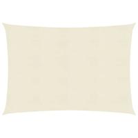 Zonnezeil 160 g/m 3x4,5 m HDPE crmekleurig - thumbnail