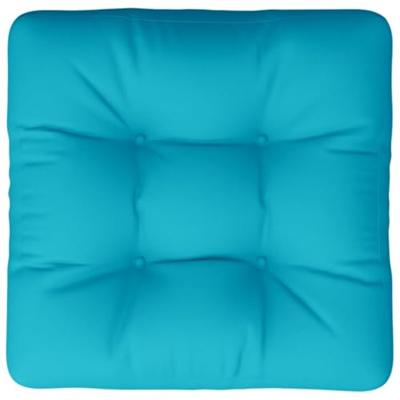 VidaXL Palletkussen 60x60x12 cm stof turquoise VidaXL Palletkussen 60x60x12 cm stof turquoise