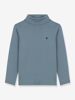 Onder-sweater voor kinderen van effen katoen PETIT BATEAU