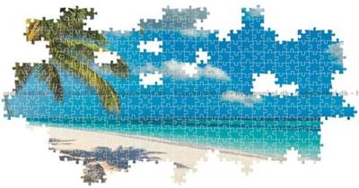 Clementoni panoramapuzzel schommelen bij de oceaan, 1000st. Clementoni panoramapuzzel schommelen bij de oceaan, 1000st.