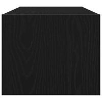 Tv-kasten 2 st 80x31x25,5 cm spaanplaat zwart eikenkleurig - thumbnail