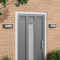 Buitenwandlampen 2 pcs Zwart 32 x 10 x 10 cm Roestvrij staal - thumbnail