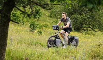 AGU Tech Stuurtas Shelter KLICKfix Large - Grijs - Waterdicht