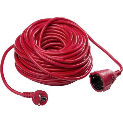 Schwabe Verlengkabel Vinyl H05VV-F3x1,5 rood 10m