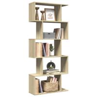 Kamerscherm / boekenkast 5-laags 70x24x161 cm hout sonoma eiken - thumbnail