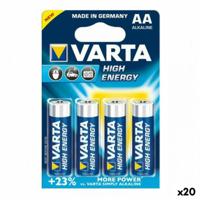Alkalinebatterij Varta AA LR06 1,5 V 2930 mAh 1,5 V (20 Stuks) - thumbnail