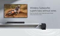LG SJ2 2.1 Soundbar (160W, draadloze subwoofer, bluetooth) zwart - thumbnail