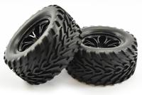FTX Bugsta Mounted Wheel/Tyre Complete - Black - thumbnail
