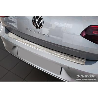RVS Bumper beschermer passend voor Volkswagen Passat Sedan 2014-2019 & FL 2019- 'Ribs' AV235456