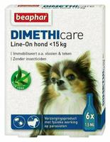 Beaphar Dimethicare Line-On (tot 15 kg) hond 2 x 6 pipetten - thumbnail