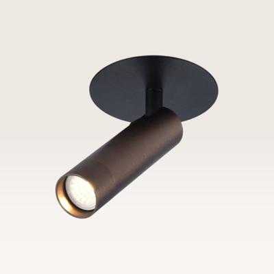 Inbouwspot Mavion bronzo - GU10-fitting - Spotlight - Zwevend licht - IP20 voor binnen - Brons - Met doorlusbedrading