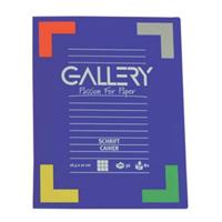 Gallery schrift, ft 16,5 x 21 cm, gelijnd, 72 bladzijden - thumbnail