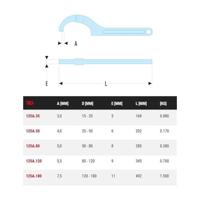 Facom 125a scharnierende modellen 180mm - 125A.180 - thumbnail