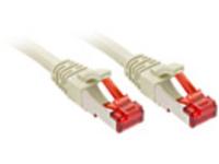 LINDY 47854 RJ45 Netwerkkabel, patchkabel CAT 6 S/FTP 5.00 m Grijs 1 stuk(s) - thumbnail