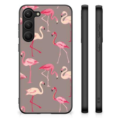 Samsung Galaxy S23 Plus Dierenprint Telefoonhoesje Flamingo