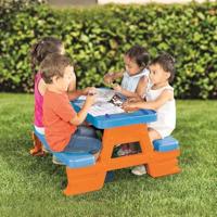 Dolu Hot Wheels Picknicktafel Blauw/Oranje - thumbnail