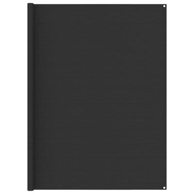 Tenttapijt 250x250 cm HDPE antracietkleurig