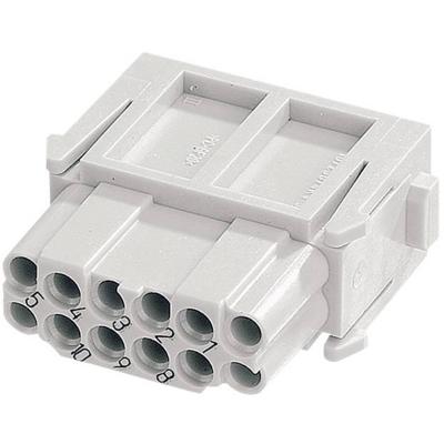 HARTING 09140123101 Businzetstuk Han® DD-Modul 12 + PE Crimpen 1 stuk(s) Piece