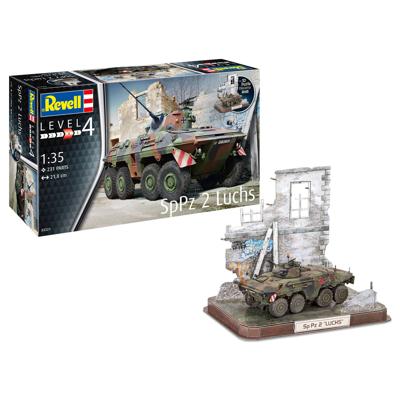 Revell 1/35 SpPz 2 Luchs incl. 3D Puzzle Diorama Revell 1/35 SpPz 2 Luchs incl. 3D Puzzle Diorama