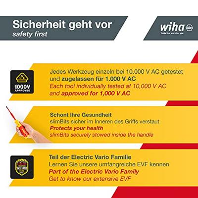 Wiha Magazijnschroevendraaier | 6-delig | sleuf / PH | VDE geïsoleerd | 1 stuk - 38610 38610 - thumbnail